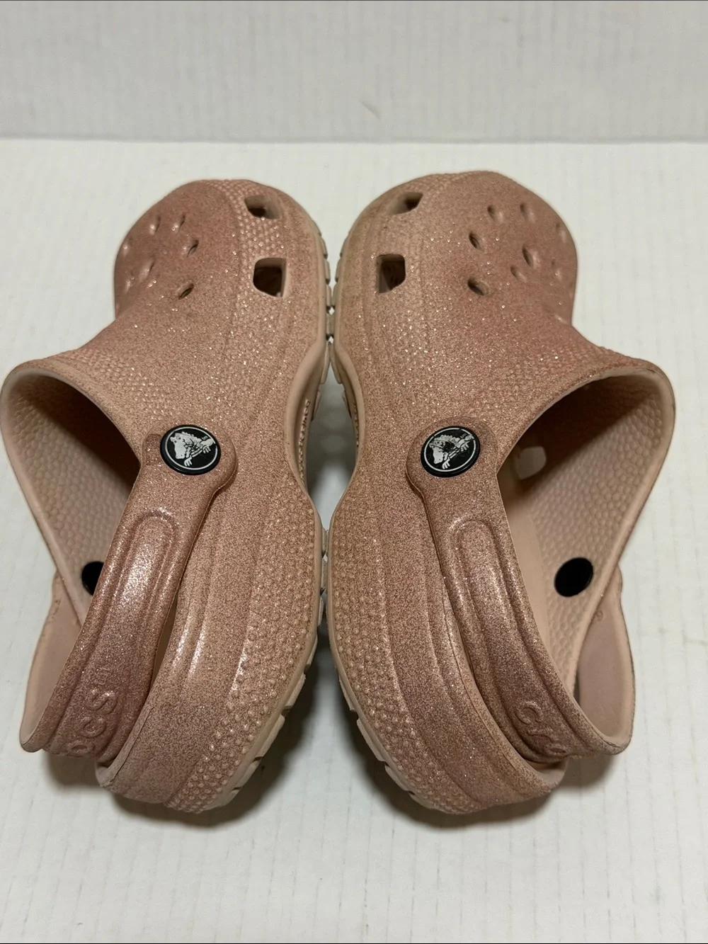 Kids Classic Glitter Crocs Sandals - Kids Juniors Size 1